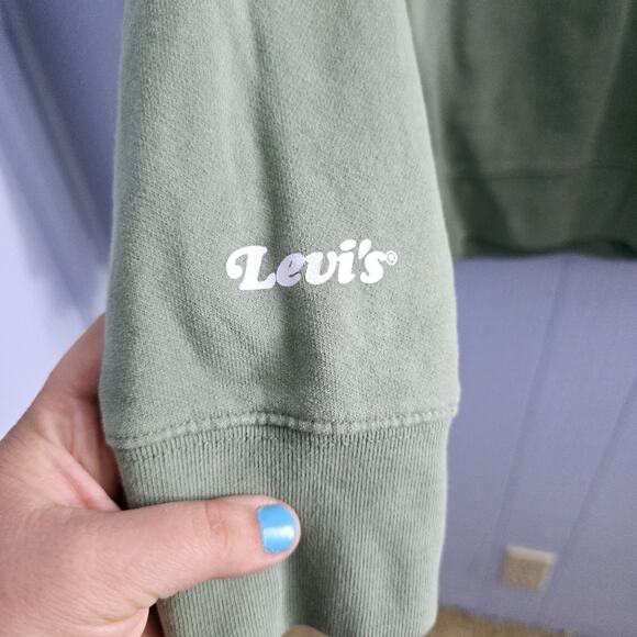 Levi’s One Planet One Party Sweatshirt size Medium Classic Casual Comfy Cozy - Picture 9 of 9